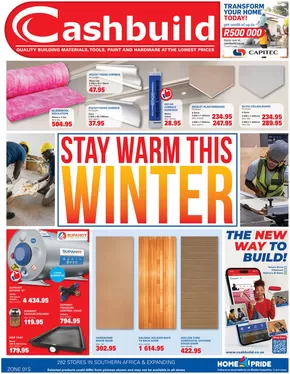 Cashbuild catalogue in Evaton | Great offer for bargain hunters | 2025-07-22T00:00:00.000Z - 2025-08-24T00:00:00.000Z