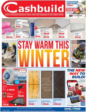Cashbuild catalogue in Port Elizabeth | Top deals for all customers | 2025-07-22T00:00:00.000Z - 2025-08-24T00:00:00.000Z