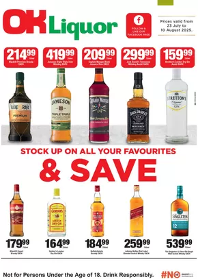 OK Liquor weekly specials