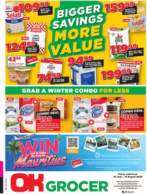OK Grocer catalogue in Uitenhage | Our best offers for you | 2025-07-23T00:00:00.000Z - 2025-08-10T00:00:00.000Z