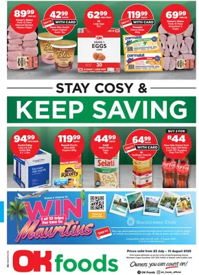 OK Foods catalogue in Villiersdorp | OK Foods weekly specials | 2025-07-23T00:00:00.000Z - 2025-08-10T00:00:00.000Z
