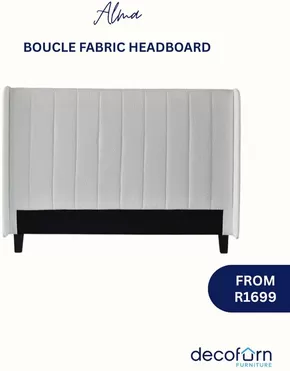 Decofurn catalogue in Volksrust | Top deals for all customers | 2025-07-23T00:00:00.000Z - 2025-08-06T00:00:00.000Z