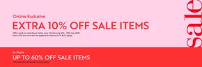 Extra 10% off sale items