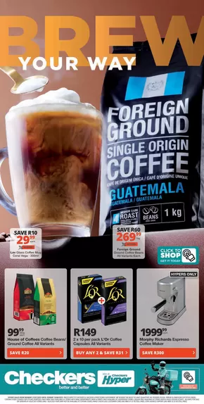 Checkers catalogue in Despatch | Checkers Coffee Promotion 21 July | 2025-07-24T00:00:00.000Z - 2025-08-10T00:00:00.000Z