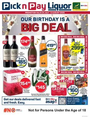 Pick n Pay catalogue in Despatch | Exclusive deals for our customers | 2025-07-24T00:00:00.000Z - 2025-08-06T00:00:00.000Z