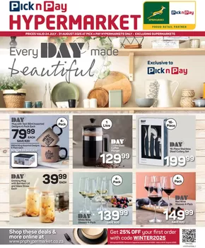 Pick n Pay catalogue in Mitchell's Plain | Great offer for all customers | 2025-07-24T00:00:00.000Z - 2025-08-31T00:00:00.000Z