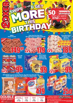 Boxer catalogue in Mitchell's Plain | Boxer Superstores KZN July ME. | 2025-07-24T00:00:00.000Z - 2025-08-10T00:00:00.000Z