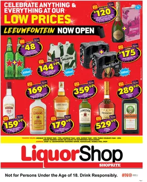 Shoprite LiquorShop catalogue in Randfontein | Exclusive bargains | 2025-07-24T00:00:00.000Z - 2025-08-03T00:00:00.000Z