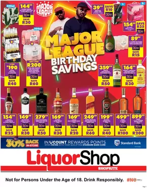 Shoprite LiquorShop catalogue in Randfontein | Great offer for all customers | 2025-07-24T00:00:00.000Z - 2025-08-10T00:00:00.000Z