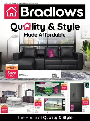Bradlows catalogue | Quality & style | 2025-07-24T00:00:00.000Z - 2025-08-20T00:00:00.000Z
