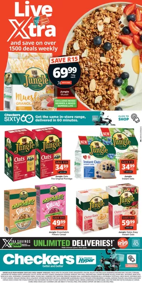 Checkers catalogue in Vryheid | Checkers Jungle Promotion 28 July | 2025-07-28T00:00:00.000Z - 2025-08-10T00:00:00.000Z