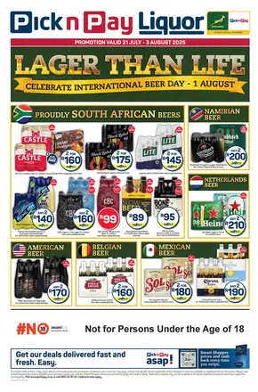 Pick n Pay catalogue in Durbanville | Our best bargains | 2025-07-31T00:00:00.000Z - 2025-08-03T00:00:00.000Z