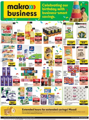 Makro catalogue in Pinetown | Current deals and offers | 2025-07-24T00:00:00.000Z - 2025-08-06T00:00:00.000Z