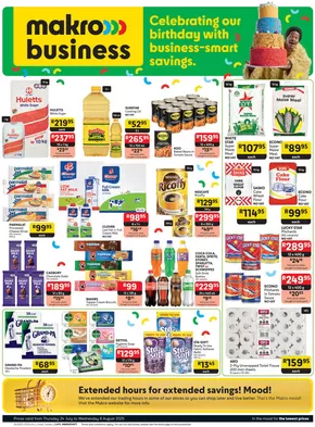 Makro catalogue in Pinetown | Great discounts on selected products | 2025-07-24T00:00:00.000Z - 2025-08-06T00:00:00.000Z