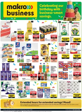 Makro catalogue in Pinetown | Top deals for all customers | 2025-07-24T00:00:00.000Z - 2025-08-06T00:00:00.000Z