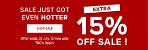 15% off sale