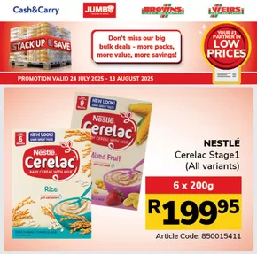 Jumbo catalogue in Boksburg | Weekly Specials | 2025-07-24T00:00:00.000Z - 2025-08-13T00:00:00.000Z