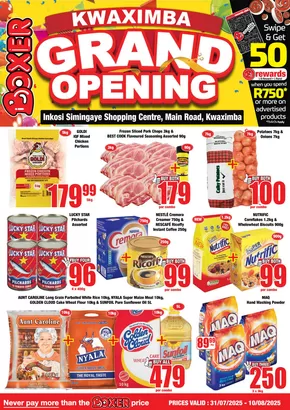 Boxer catalogue in Phoenix | Boxer Superstores KwaXimba Grand Opening. | 2025-07-31T00:00:00.000Z - 2025-08-10T00:00:00.000Z