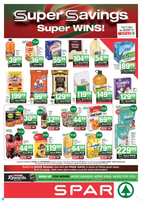 Spar catalogue in KwaMashu | Top deals for all customers | 2025-07-30T00:00:00.000Z - 2025-08-06T00:00:00.000Z