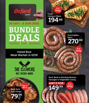 Oxford Freshmarket catalogue in Hillcrest | Bundle Deals | 2025-07-30T00:00:00.000Z - 2025-08-05T00:00:00.000Z