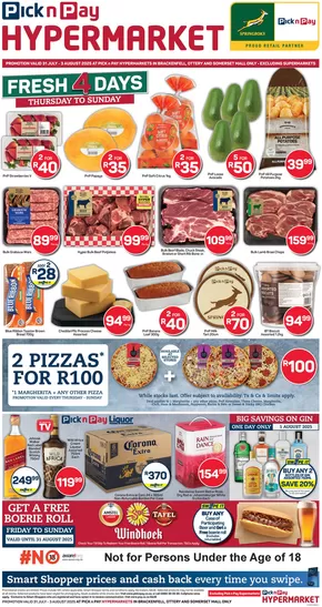 Pick n Pay catalogue in Durbanville | New offers to discover | 2025-07-31T00:00:00.000Z - 2025-08-03T00:00:00.000Z