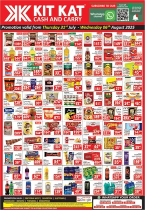 KitKat Cash and Carry catalogue in Vosloorus | Kit Kat Cash and Carry weekly specials | 2025-07-31T00:00:00.000Z - 2025-08-06T00:00:00.000Z
