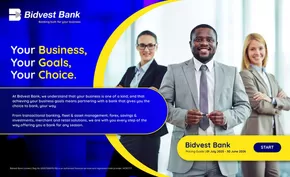 Bidvest Bank catalogue in Roodepoort | Your Business, Your Goals, Your Choice | 2025-08-01T00:00:00.000Z - 2026-06-30T00:00:00.000Z