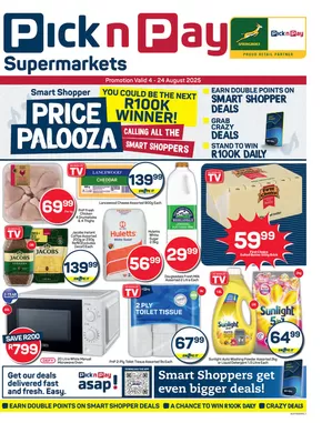 Pick n Pay catalogue in Johannesburg | Current special promotions | 2025-08-04T00:00:00.000Z - 2025-08-24T00:00:00.000Z
