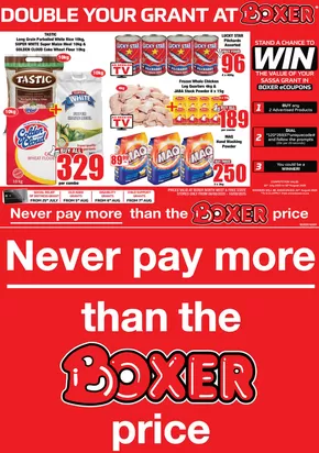 Boxer catalogue in Kimberley | Boxer Superstores FS Weekly Specials. | 2025-08-04T00:00:00.000Z - 2025-08-10T00:00:00.000Z