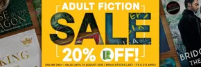 Readers Warehouse catalogue in Westville | Adult fiction sale | 2025-08-04T00:00:00.000Z - 2025-08-10T00:00:00.000Z