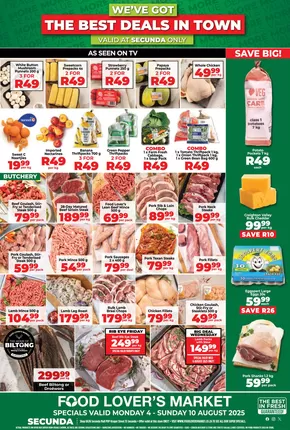 Food Lover's Market catalogue in Welkom | Secunda - 4 - 10 August 2025 | 2025-08-05T00:00:00.000Z - 2025-08-10T00:00:00.000Z