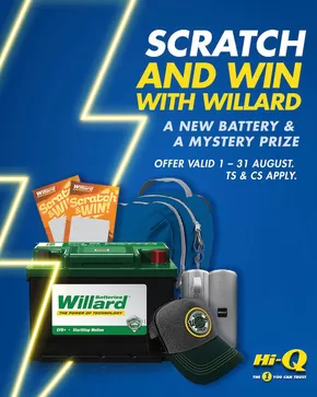 Scratch and win with willard