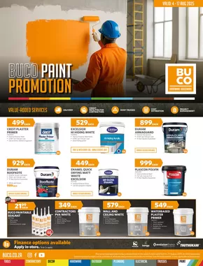 BUCO catalogue in Vryburg | Current special promotions | 2025-08-06T00:00:00.000Z - 2025-08-17T00:00:00.000Z