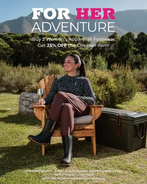 Outdoor Warehouse catalogue in Germiston | For her adventure | 2025-08-06T00:00:00.000Z - 2025-08-31T00:00:00.000Z