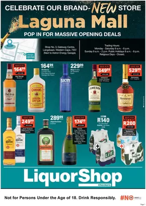 Checkers catalogue in Bellville | Checkers LiquorShop Laguna Mall Store Opening 7 August | 2025-08-07T00:00:00.000Z - 2025-08-24T00:00:00.000Z