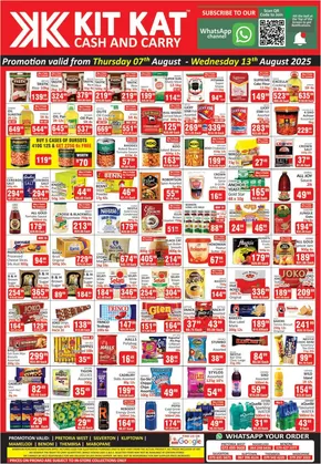 KitKat Cash and Carry catalogue in Soshanguve | Great offer for all customers | 2025-08-07T00:00:00.000Z - 2025-08-13T00:00:00.000Z