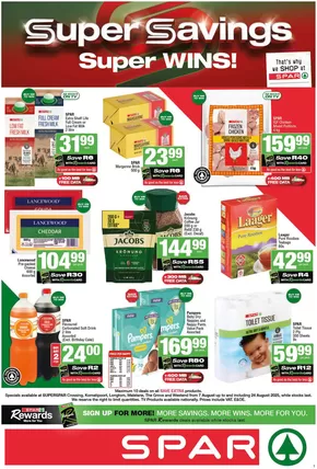 SuperSpar catalogue in Secunda | Top offers for smart savers | 2025-08-07T00:00:00.000Z - 2025-08-24T00:00:00.000Z