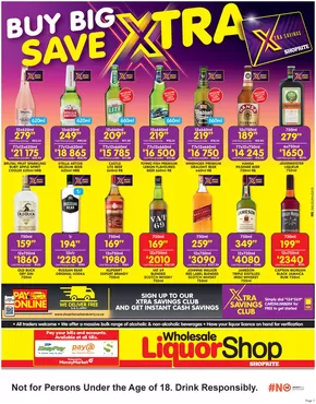 Shoprite LiquorShop catalogue in Ficksburg | Shoprite LiquorShop weekly specials | 2025-08-07T00:00:00.000Z - 2025-08-17T00:00:00.000Z
