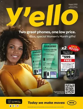 MTN catalogue in Durban | Y'ello | 2025-08-07T00:00:00.000Z - 2025-09-06T00:00:00.000Z
