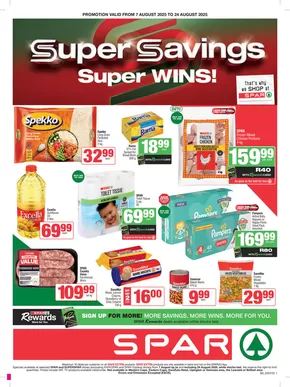 Spar catalogue in Johannesburg | Offers for bargain hunters | 2025-08-08T00:00:00.000Z - 2025-08-24T00:00:00.000Z