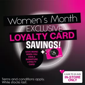Signature Cosmetics catalogue in Kempton Park | Women's month exclusive | 2025-08-08T00:00:00.000Z - 2025-08-20T00:00:00.000Z