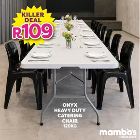Mambo's Plastics Warehouse catalogue in Bellville | Killer deal | 2025-08-08T00:00:00.000Z - 2025-08-24T00:00:00.000Z