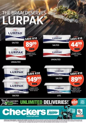 Checkers catalogue in Paarl | Checkers Lurpak Promotion | 2025-08-11T00:00:00.000Z - 2025-10-05T00:00:00.000Z