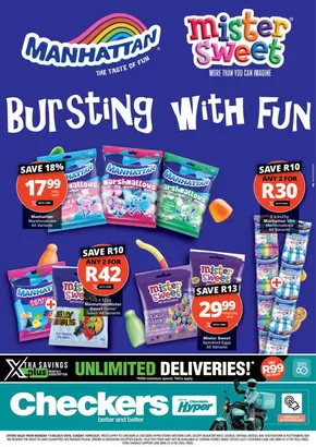 Checkers catalogue in Paarl | Checkers Manhattan & Mister Sweet Promotion | 2025-08-11T00:00:00.000Z - 2025-09-14T00:00:00.000Z