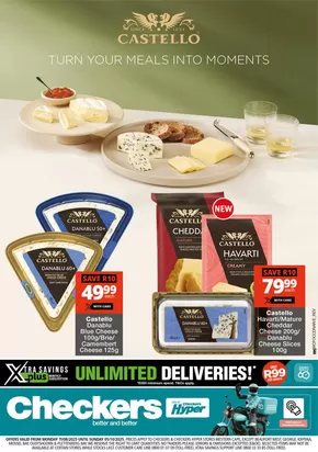 Checkers Hyper catalogue in Milnerton | Checkers Castello Promotion | 2025-08-12T00:00:00.000Z - 2025-10-05T00:00:00.000Z