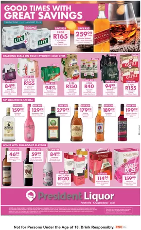 President Hyper catalogue in Randburg | Liquor Special | 2025-08-11T00:00:00.000Z - 2025-08-21T00:00:00.000Z