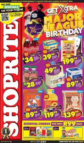 Shoprite catalogue in Vryheid | Shoprite Major Deals KwaZulu-Natal - 11 to 24 August | 2025-08-12T00:00:00.000Z - 2025-08-24T00:00:00.000Z