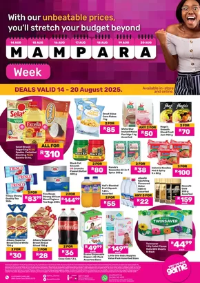 Game catalogue | Our best offers for you | 2025-08-14T00:00:00.000Z - 2025-08-20T00:00:00.000Z