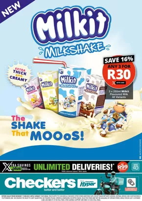 Checkers catalogue in Bellville | Checkers Milkit Promotion 11 August | 2025-08-14T00:00:00.000Z - 2026-01-11T00:00:00.000Z