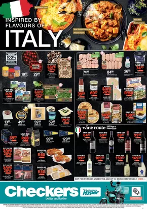 Checkers catalogue in Bellville | Checkers Flavours of Italy 11 August | 2025-08-14T00:00:00.000Z - 2025-09-07T00:00:00.000Z